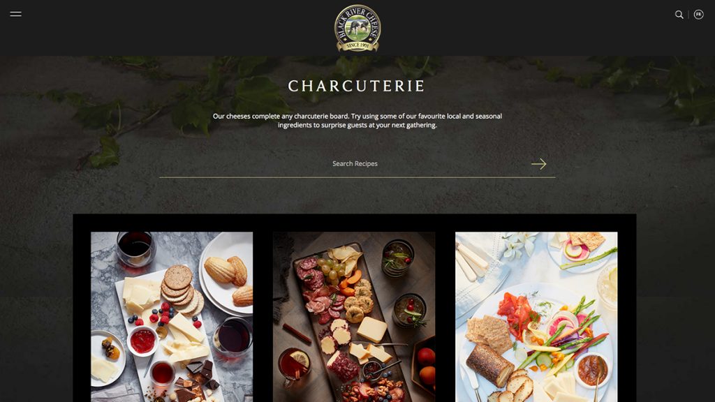 Black River Cheese Website Redesign